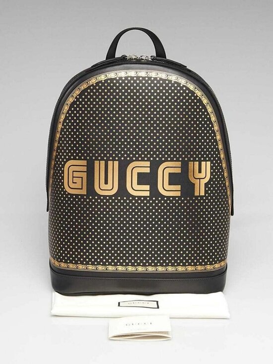 Gucci Black Leather \